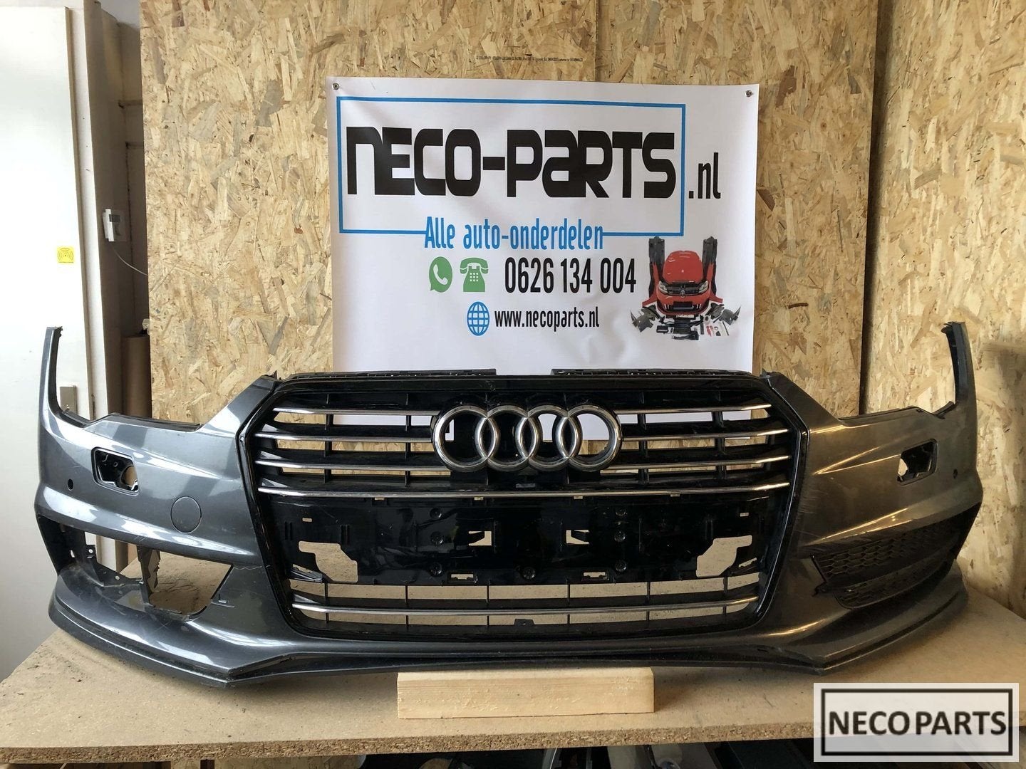 Audi A7 s7 facelift s line bumper voorbumper 4xpdc kls, Ophalen, Gebruikt, -, Voor