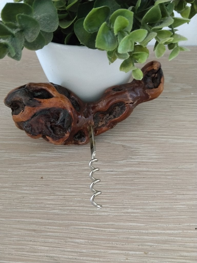 Vintage XL houten stoppentrekker, Huis en Inrichting, Keuken | Bestek, Ophalen of Verzenden, Zo goed als nieuw, Hout