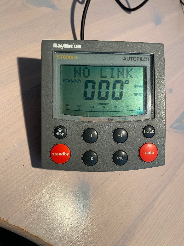 Raymarine ST6000+ Autopilot Bedieningsunit Getest & Werkend, Verzenden, Zo goed als nieuw, Gps of Kompas