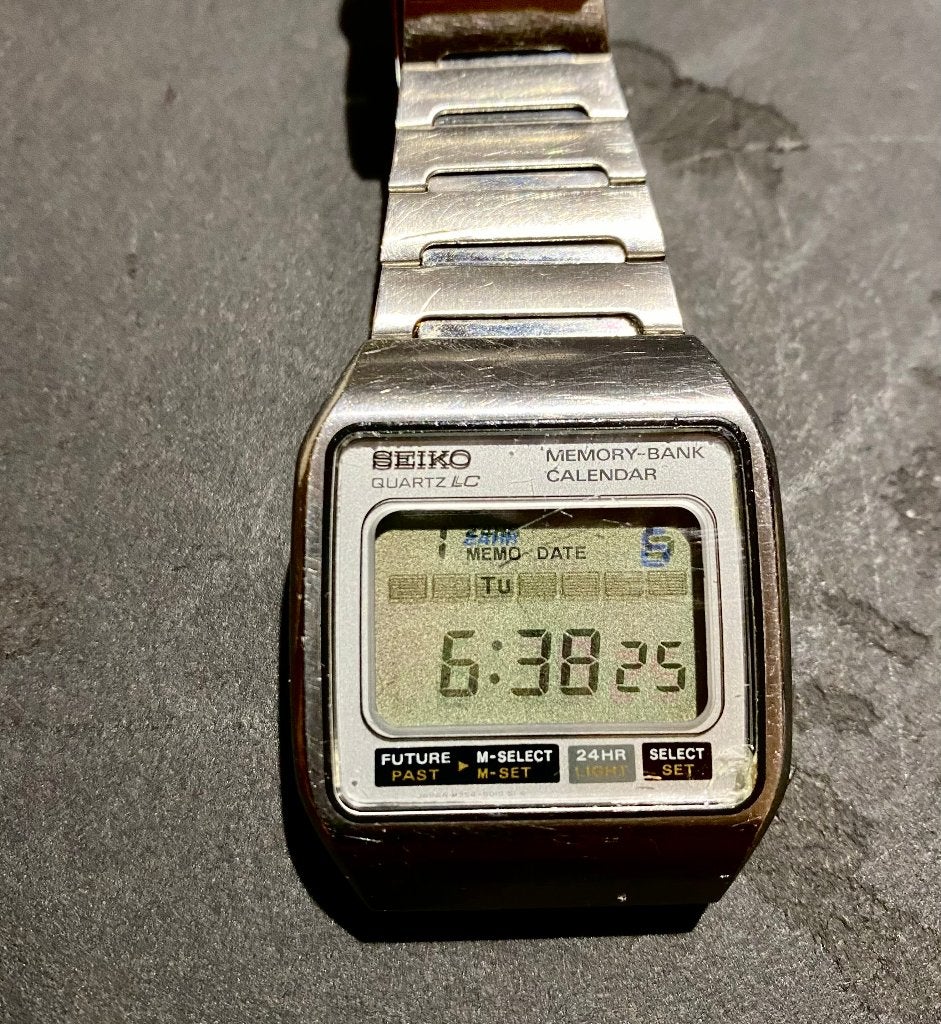 Seiko-Quartz James Bond horloge, Gebruikt, Staal, Polshorloge, Ophalen of Verzenden