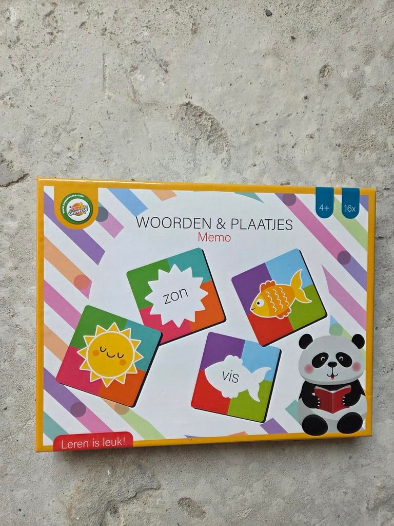 Woorden en plaatjes memory, Ophalen of Verzenden, Zo goed als nieuw