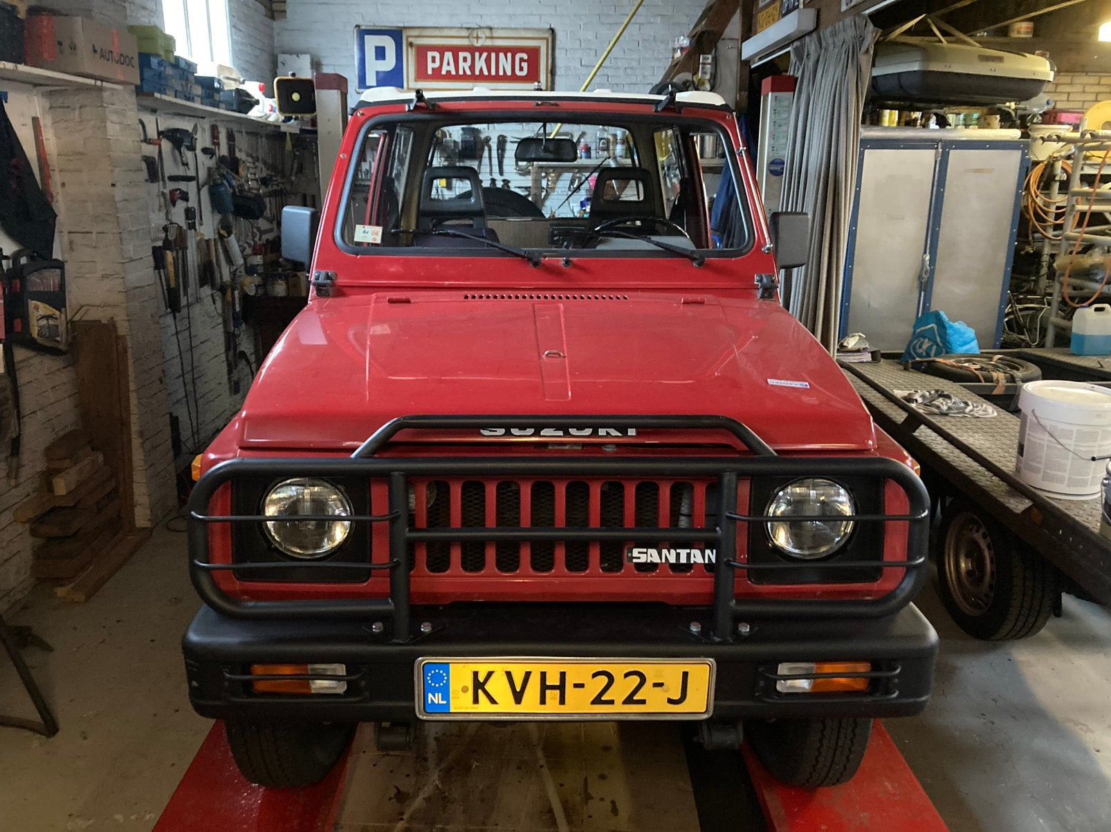 Suzuki sj 410  1986 dus belastingvrij 4 persoons zeldzaam, Voorwielaandrijving, 4 stoelen, Origineel Nederlands, Handgeschakeld