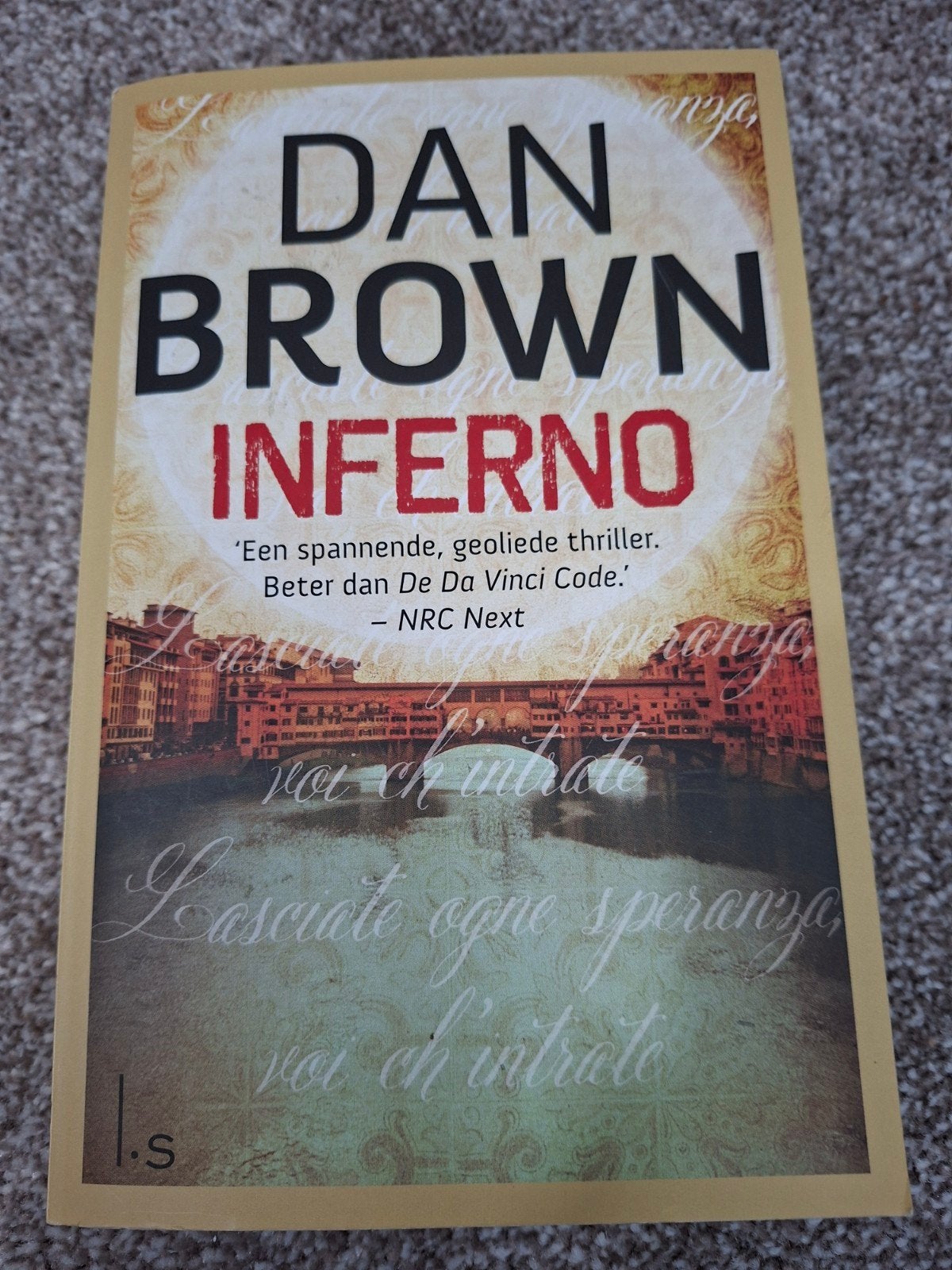 Dan Brown - Inferno (Thriller), Boeken, Ophalen of Verzenden, Gelezen, Dan Brown, Nederland