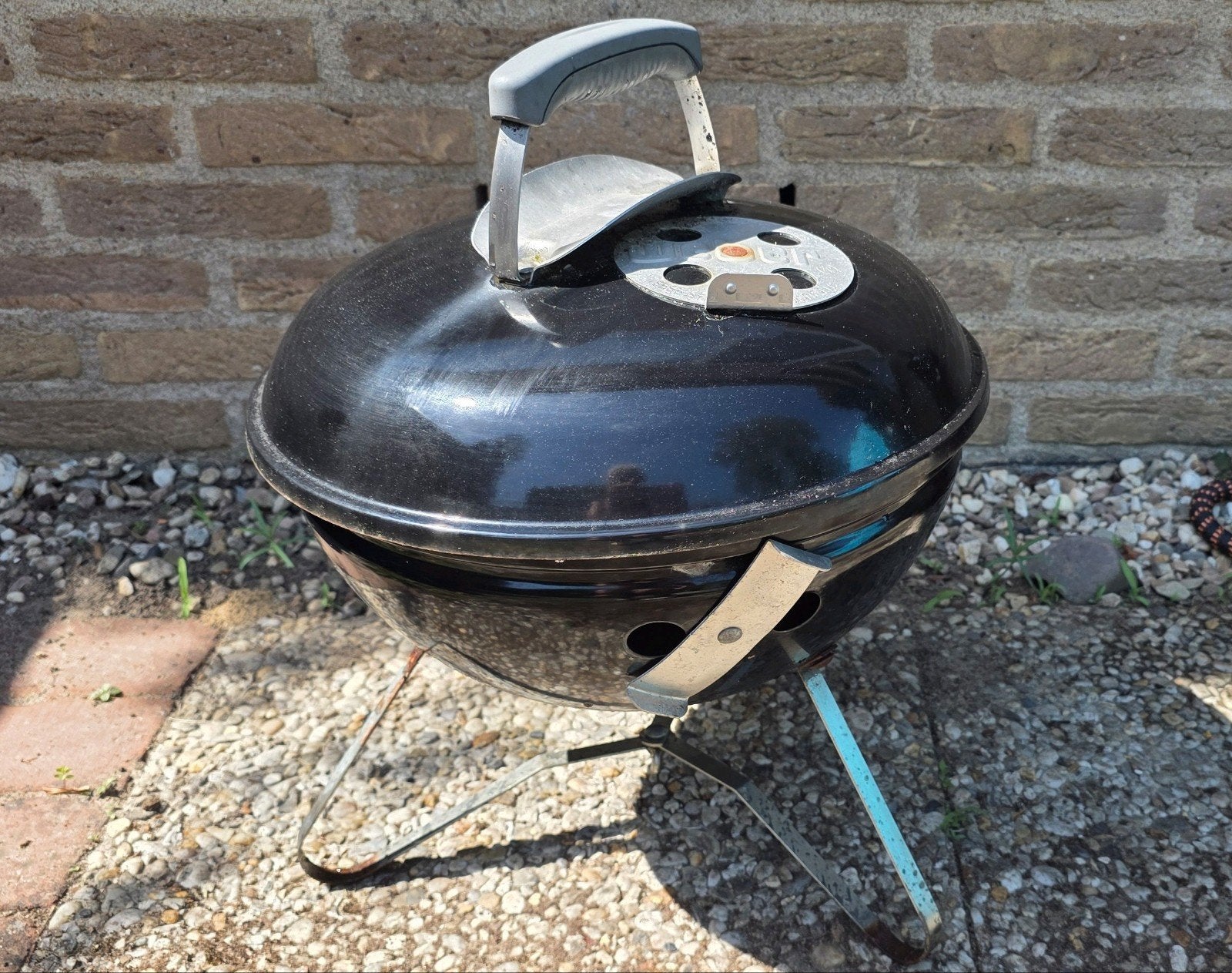 Compacte Weber barbecue, Tuin en Terras, Houtskoolbarbecues, Ophalen, Gebruikt, Weber