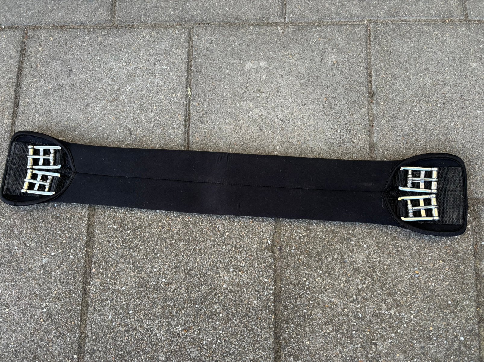 Neopreen zwarte dressuur singel 65 cm, Ophalen of Verzenden, Singel, Full, Overige merken