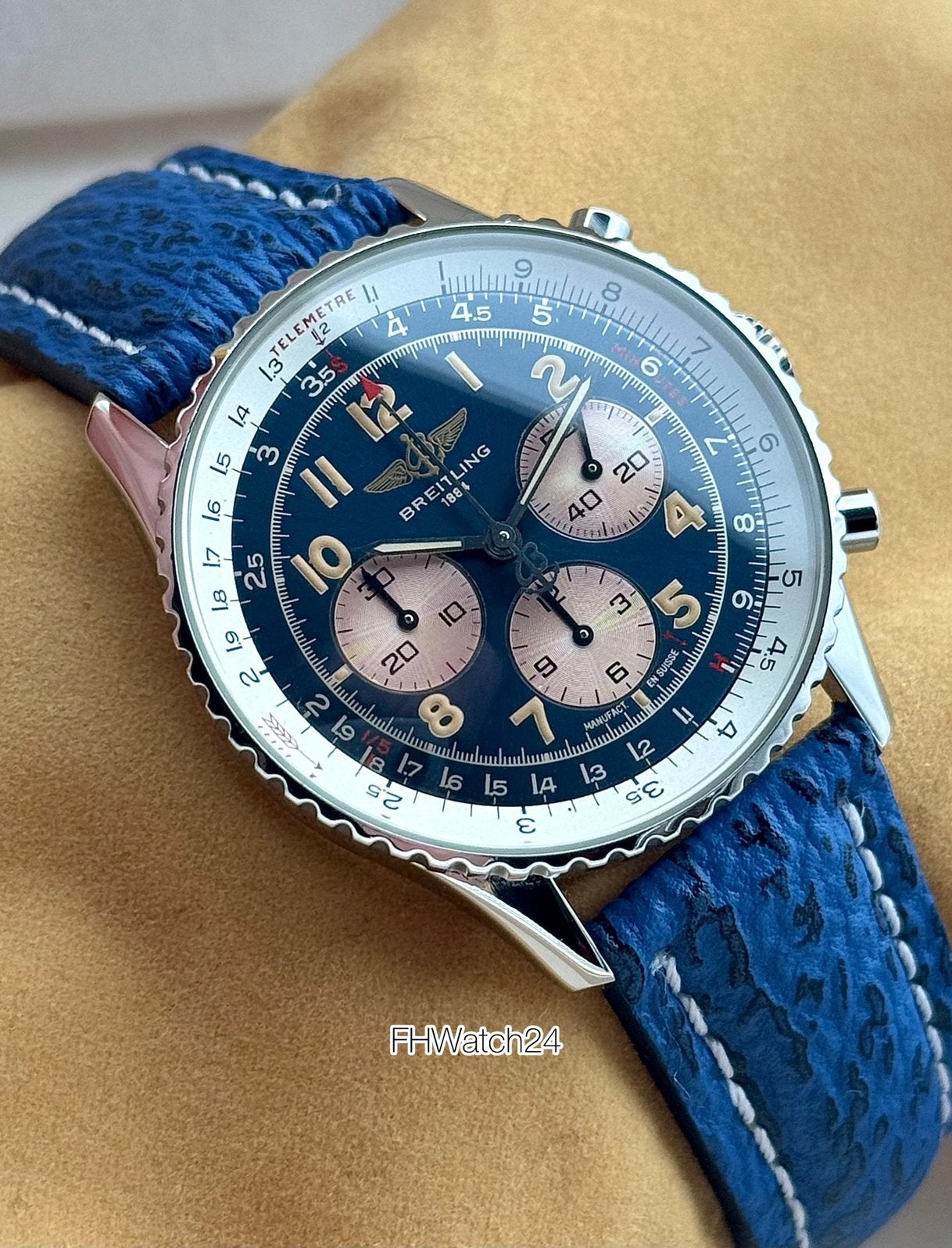 Breitling Navitimer 92 A30022. Met doos !, Staal, Breitling, Polshorloge, Breitling