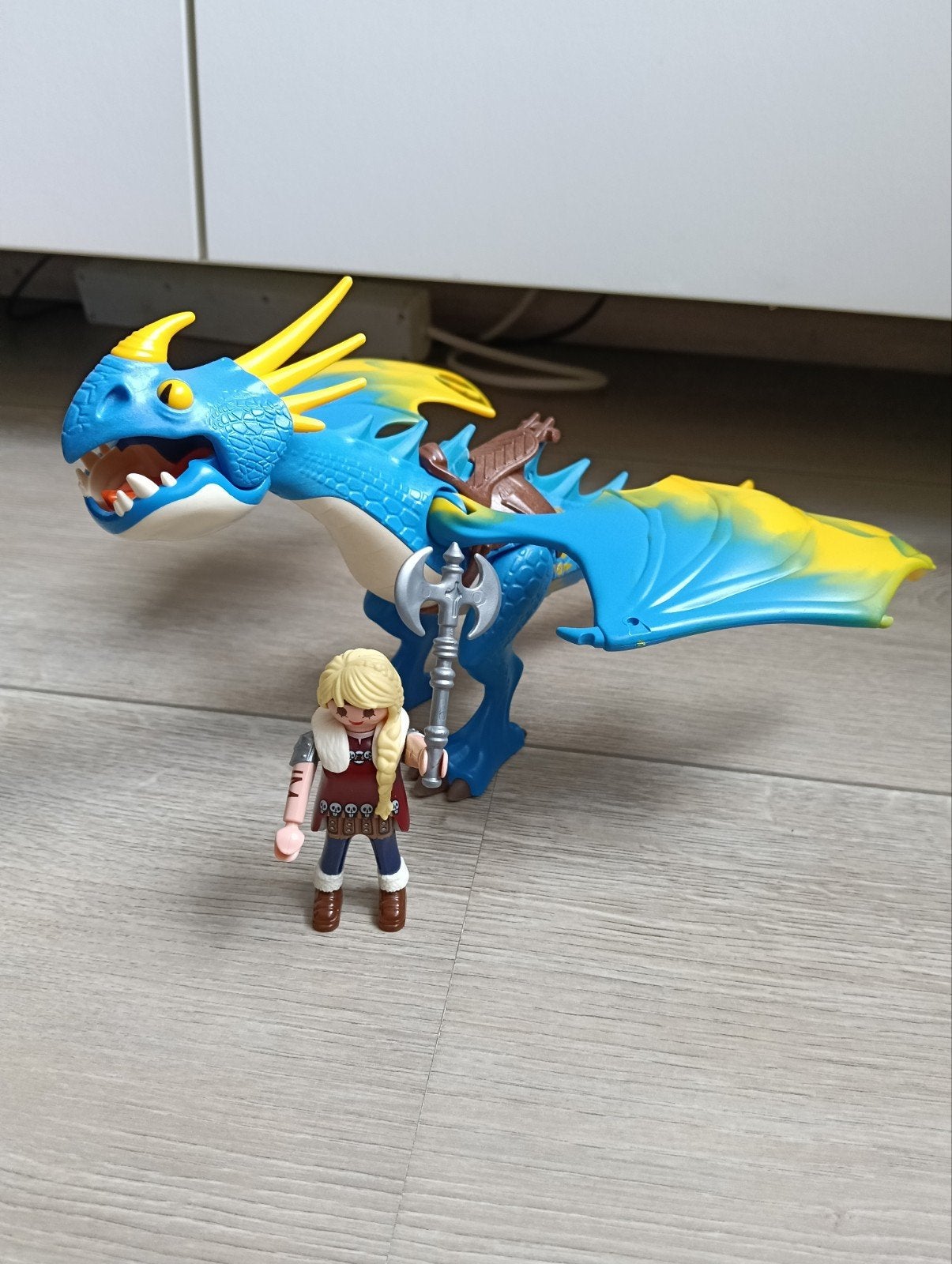 Playmobil 9247 Dragons Astrid en Stormvlieg - Set 9247, Gebruikt, Complete set, Ophalen of Verzenden, Dragons