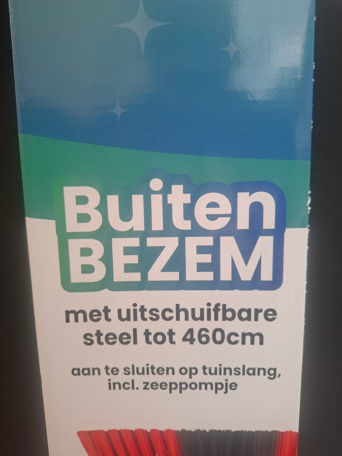 Uitschuifbare Buitenbezem 460cm - Nieuw in Doos, Ophalen