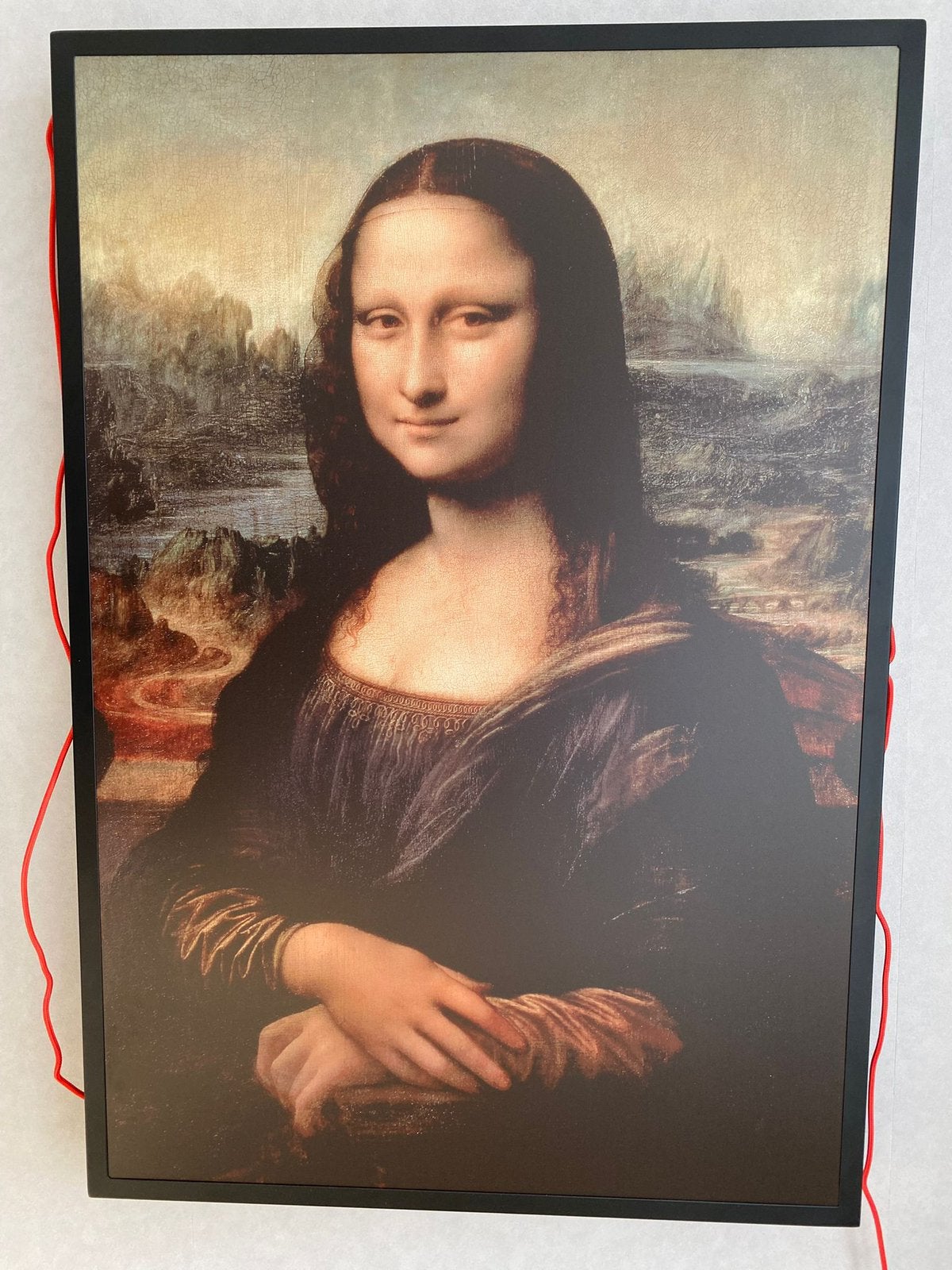 IKEA x Virgil Abloh | Mona Lisa backlit, Huis en Inrichting, Woonaccessoires | Schilderijen, Tekeningen en Foto's, Zo goed als nieuw