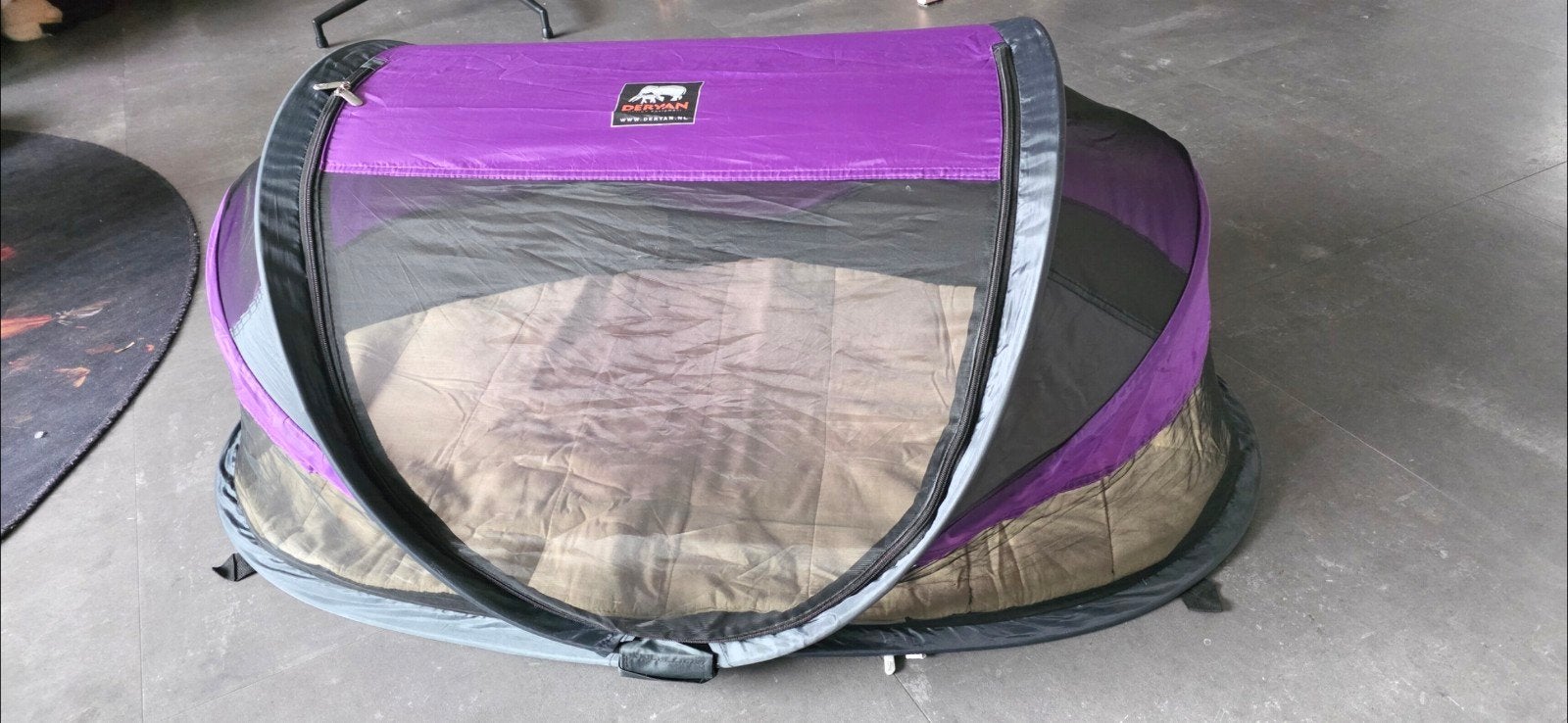 Deryan Travel Cot Baby Campingbedje met Opblaasbaar Matrasje, Kinderen en Baby's, Babywiegjes en Ledikanten, Ophalen