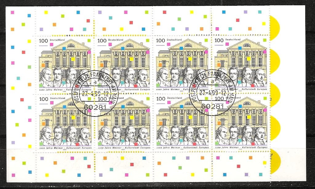 BRD MH 38, Postzegels en Munten, Postzegels | Europa | Duitsland, Ophalen of Verzenden, BRD, Gestempeld