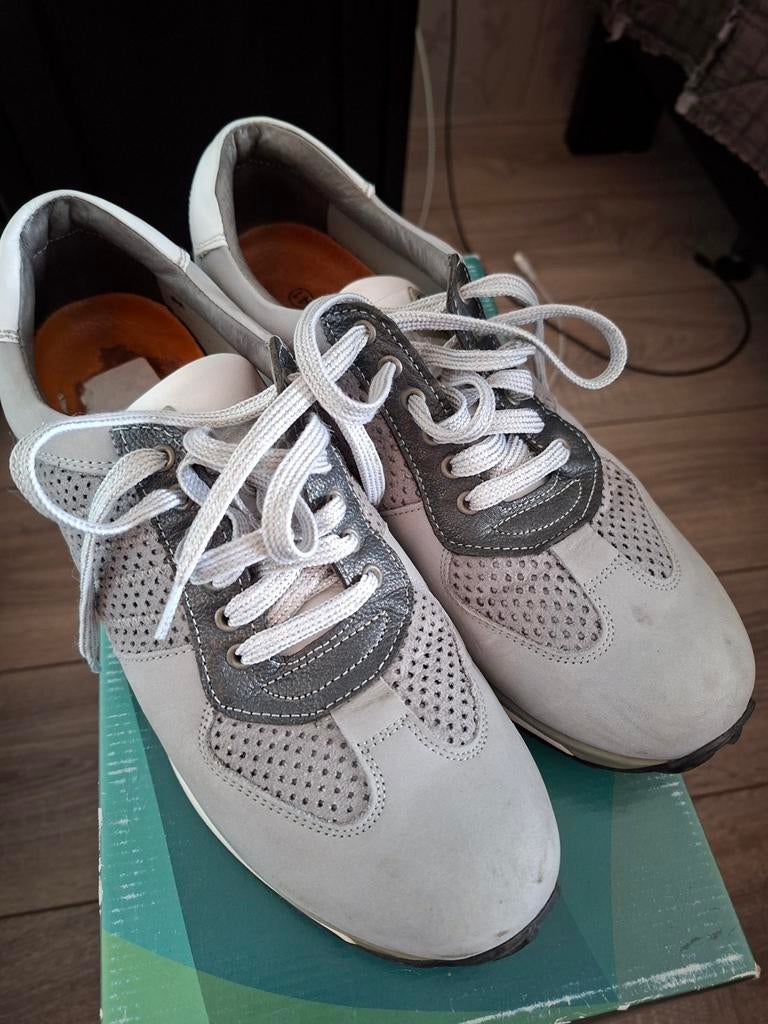 Xsensible dames schoen stretch walker grijs leer maat 41, Kleding | Dames, Schoenen, Ophalen, Zo goed als nieuw, Grijs, Sneakers of Gympen