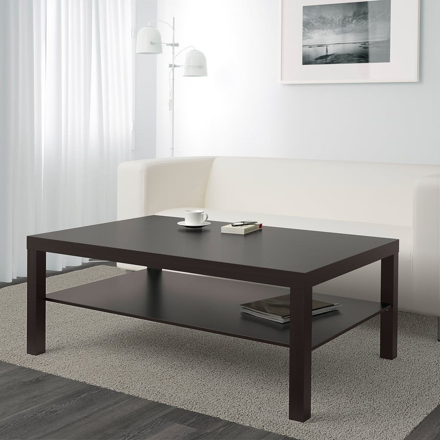 IKEA LACK Salontafel Zwart 118x78 cm - Nieuw in doos, Ophalen, 100 tot 150 cm, Nieuw, 50 tot 100 cm
