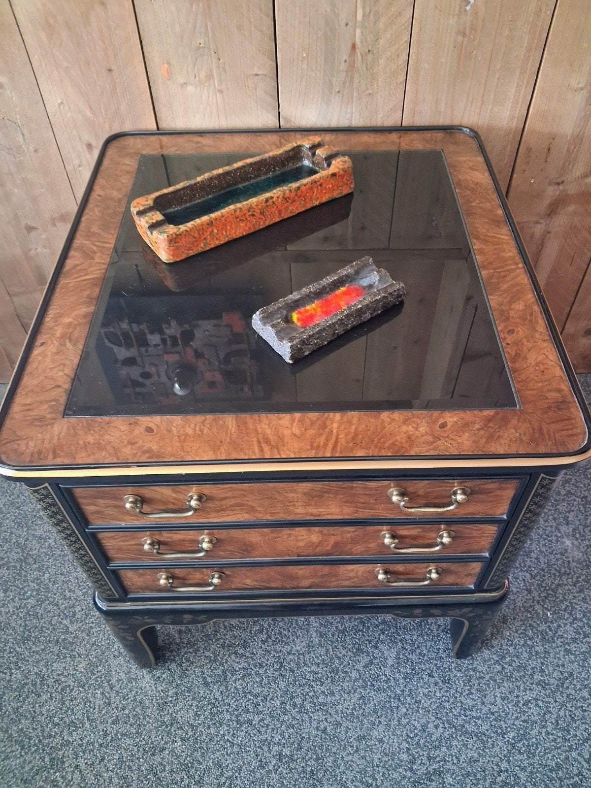 Hollywood Regency Mega-Set , 70er Drexel Kastjes + Mangani, Ophalen