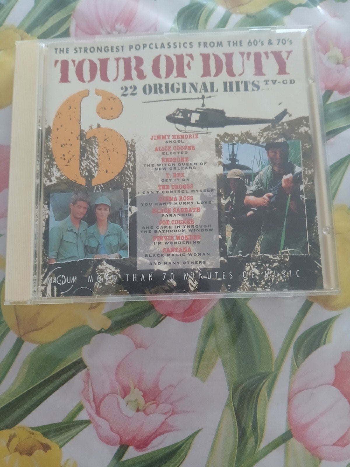 Tour of Duty TV-CD: Popklassiekers uit de jaren '60 & '70, Ophalen of Verzenden, Gebruikt, Verzamelalbum, Inclusief doosje