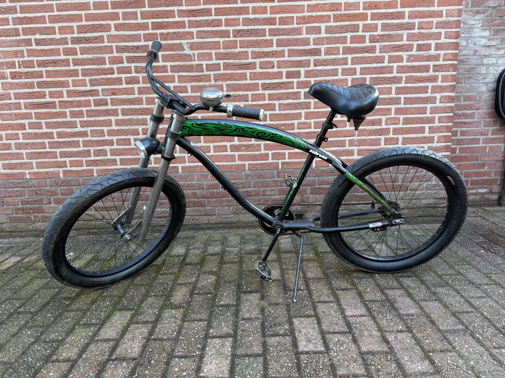 Nirve Beach Cruiser uniek!, Fietsen en Brommers, Ophalen, Terugtraprem, Gebruikt, Staal