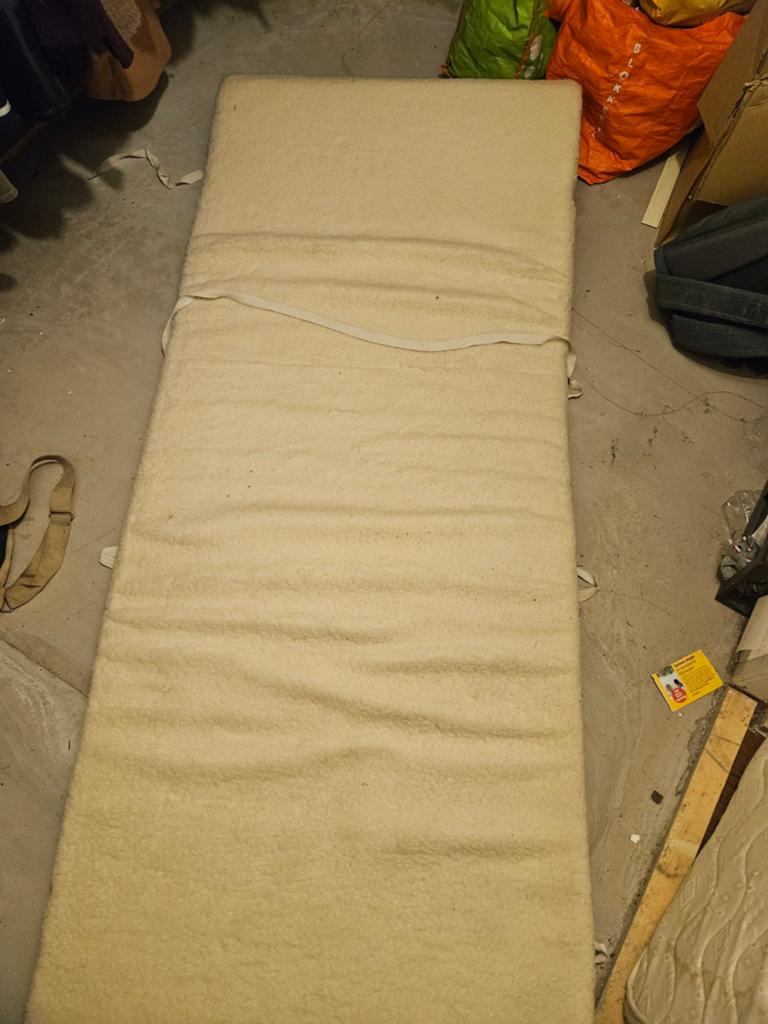 Wollen topper 2x 80x200, Ophalen of Verzenden, Eenpersoons, 80 cm