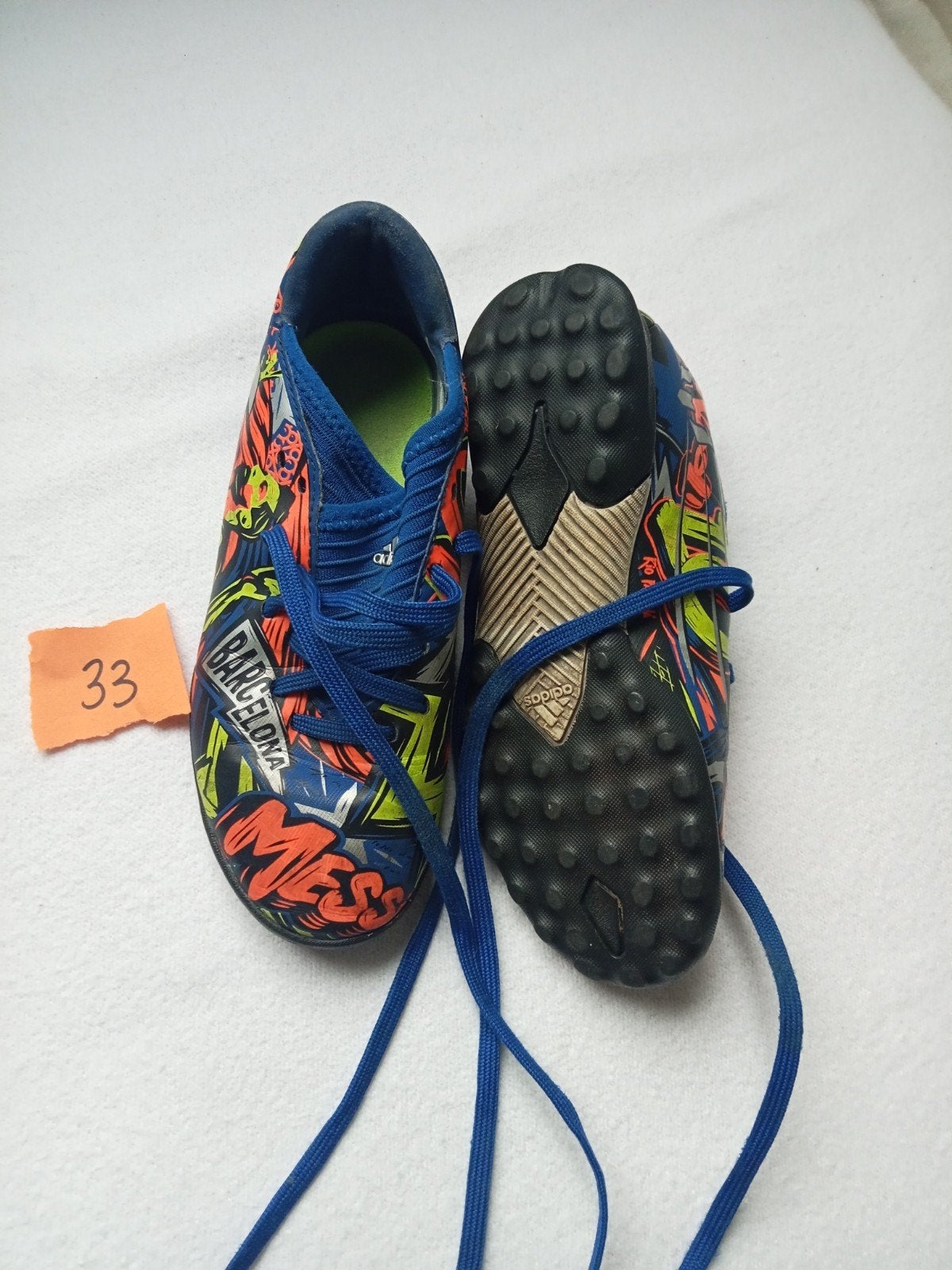 voetbalschoenen binnen mt 33, Ophalen of Verzenden, Zo goed als nieuw, Schoenen