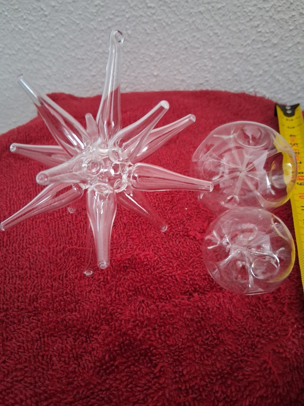 3 kerst ornamenten kerstballen, Ophalen of Verzenden, Zo goed als nieuw