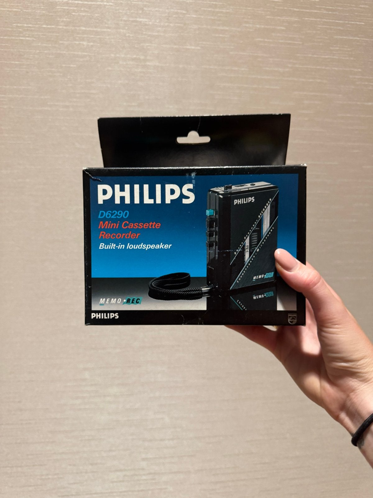 Philips D6290 Mini Cassette Recorder - in doos, Ophalen of Verzenden, Bandrecorder