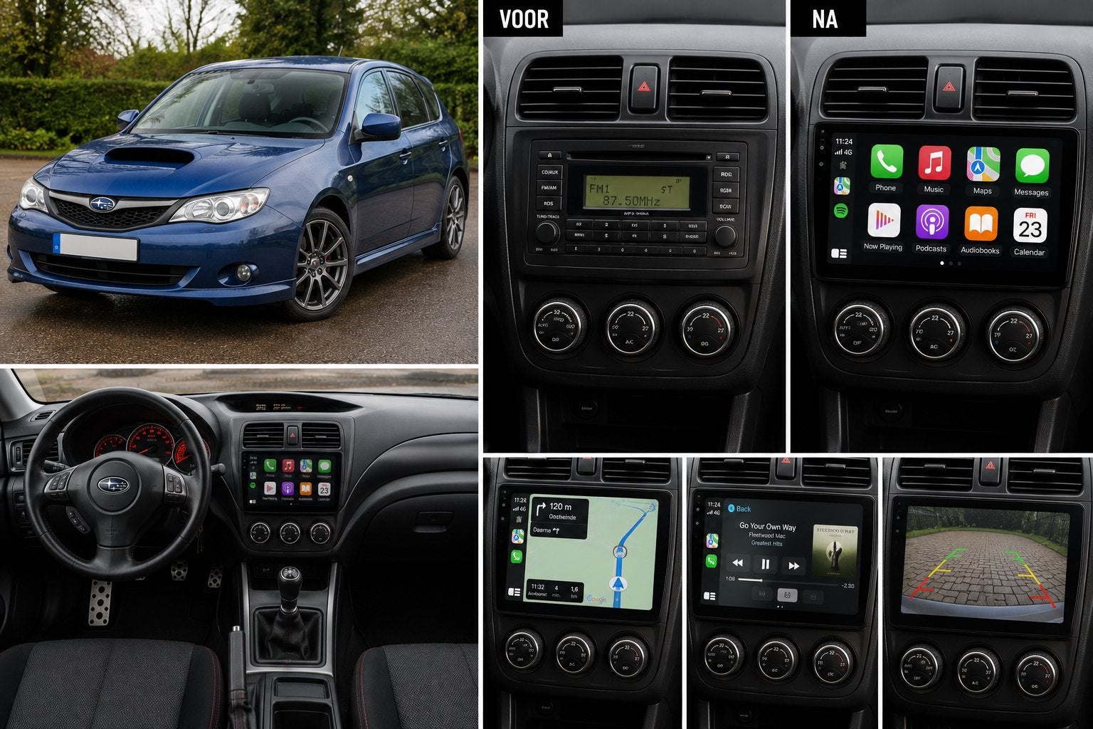 Subaru Impreza CarPlay & Android Auto Inbouw, Auto diversen, Autoradio's, Nieuw, Ophalen