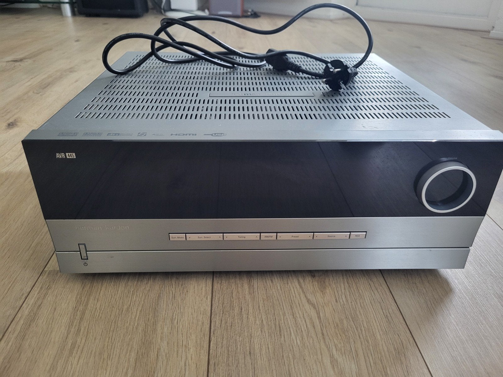 Harman Kardon AVR 445 receiver, Ophalen of Verzenden, 120 watt of meer, Overige merken