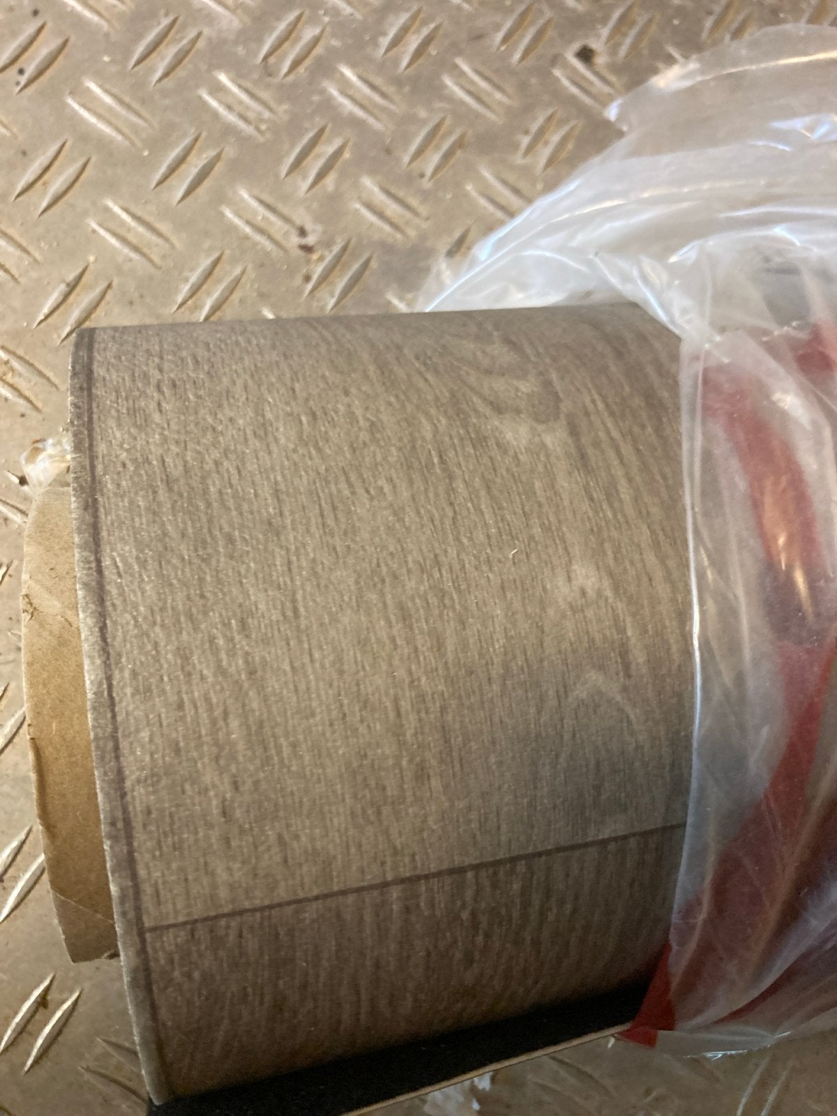 Grijs Vinyl Vloerbedekking - 360x250 cm, Huis en Inrichting, Ophalen, Nieuw, Grijs, 5 tot 10 m²