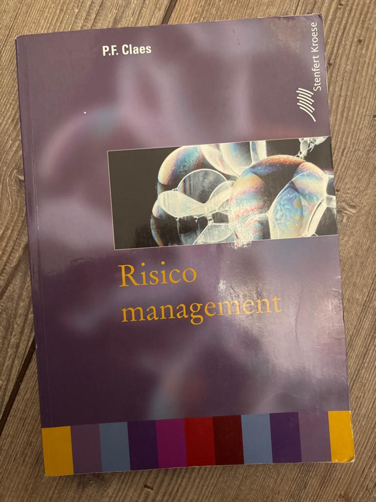 Risicomanagement - P.F. Claes (Stenfert Kroese), Boeken, Ophalen of Verzenden, Gamma, Gelezen, HBO
