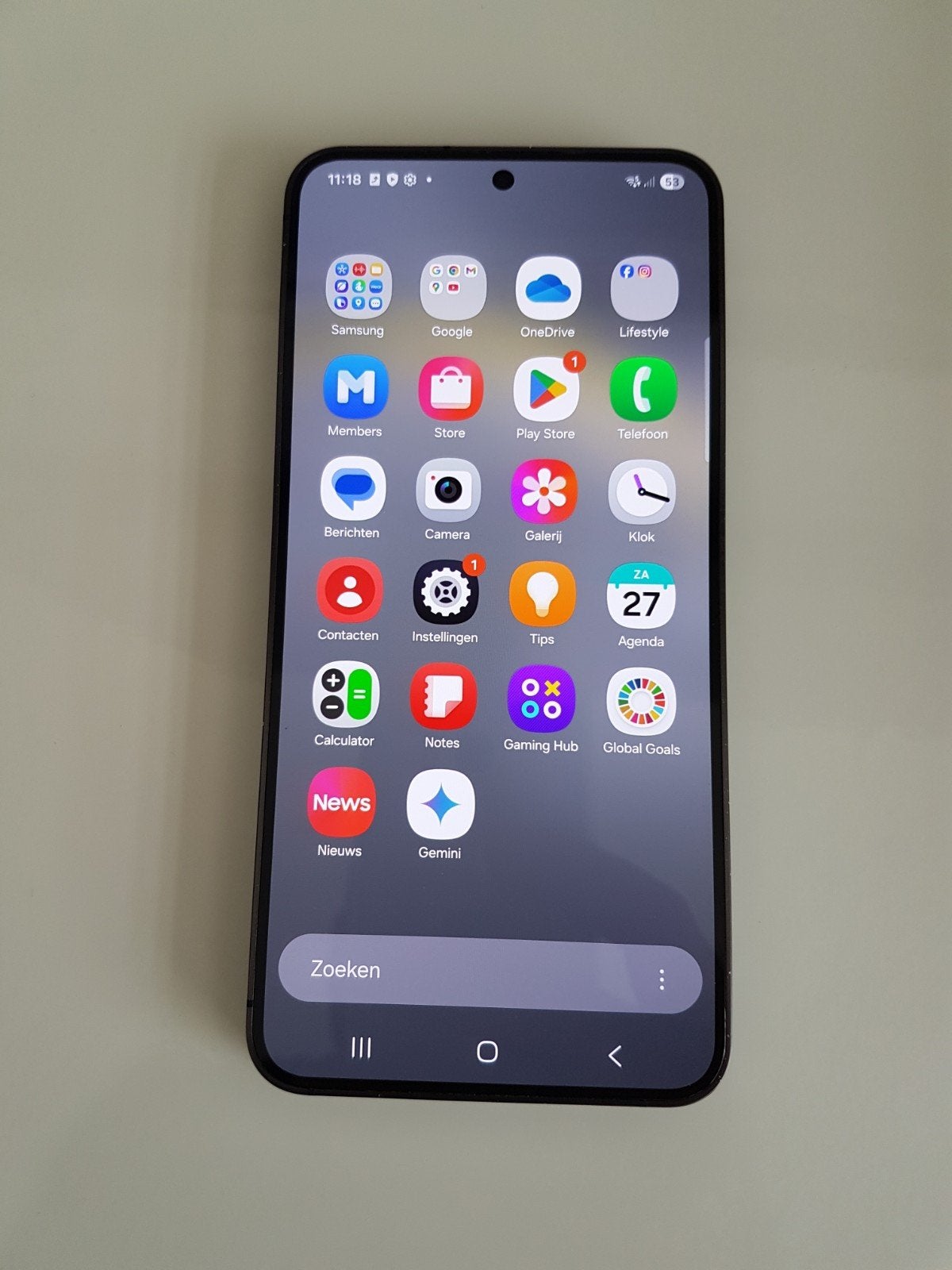 SAMSUNG S24 128gb, Telecommunicatie, Mobiele telefoons | Samsung, Ophalen, Galaxy S24, Zwart, Zo goed als nieuw