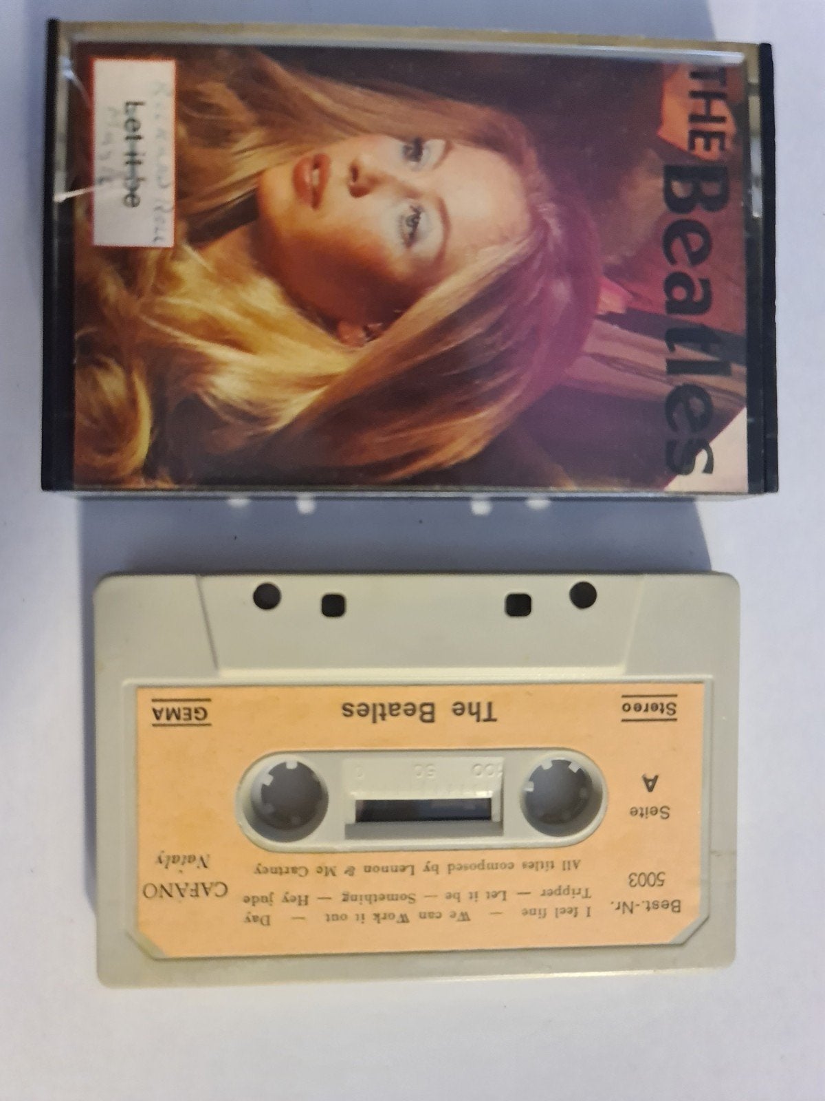 cassette bandje  the beatles .let it be, Cd's en Dvd's, Gebruikt, 1 bandje, Ophalen of Verzenden, Origineel
