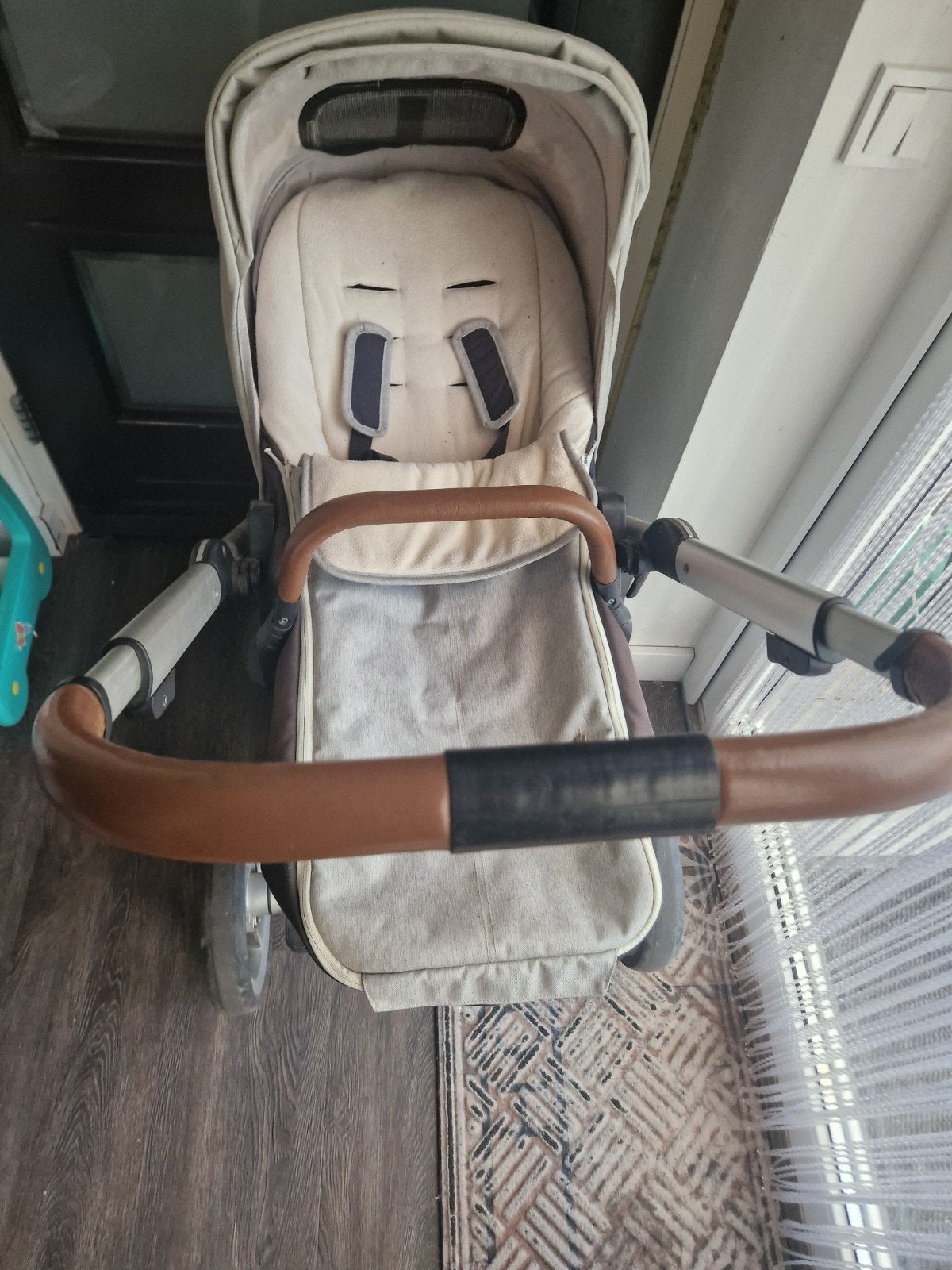 Kinderwagen met reiswieg en accessoires, Ophalen, Gebruikt, Voetenzak