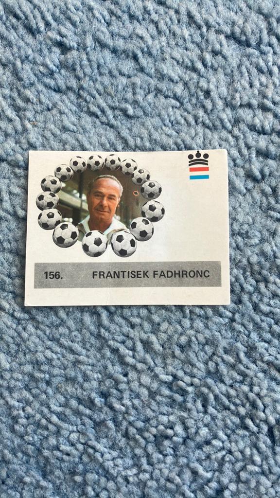 Fadhrdonck panini montyballenserie 1970-1971, Gebruikt, 1 speler, Ophalen of Verzenden, Vanaf 3 jaar