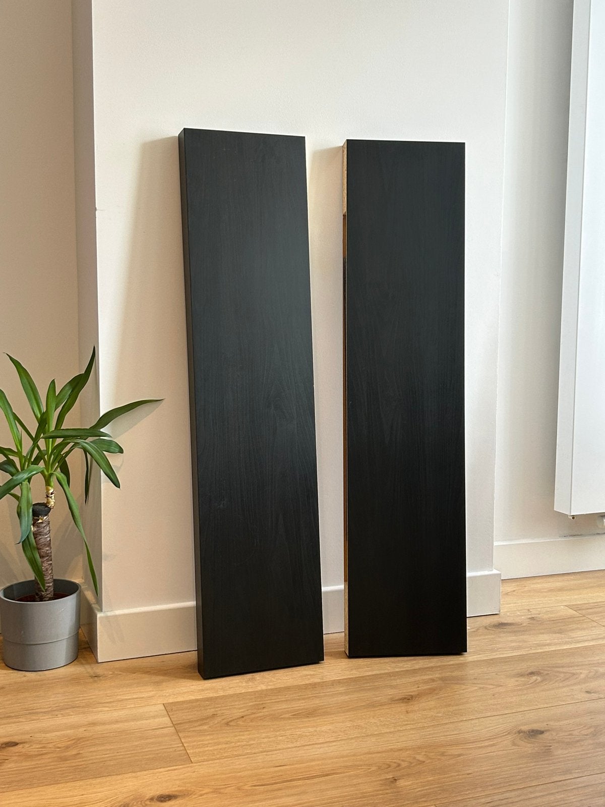 2x IKEA LACK Zwevende Wandplanken Zwart - Rotterdam, Ophalen, Gebruikt