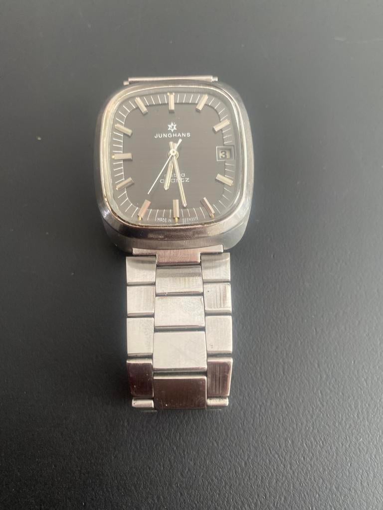 Vintage Horloge Junghans Astra, Overige merken, Gebruikt, Staal, Polshorloge