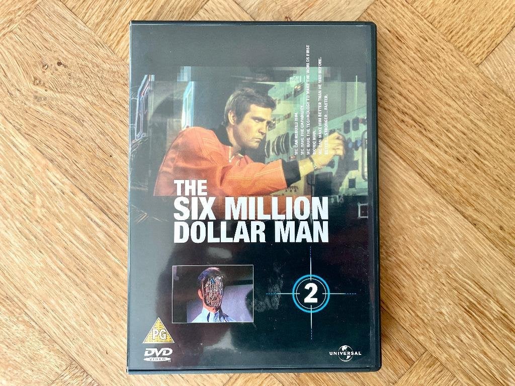 The Six Million Dollar Man - Deel 2 op DVD (met ENG), Engels, Science Fiction en Fantasy, Ophalen of Verzenden, Zo goed als nieuw