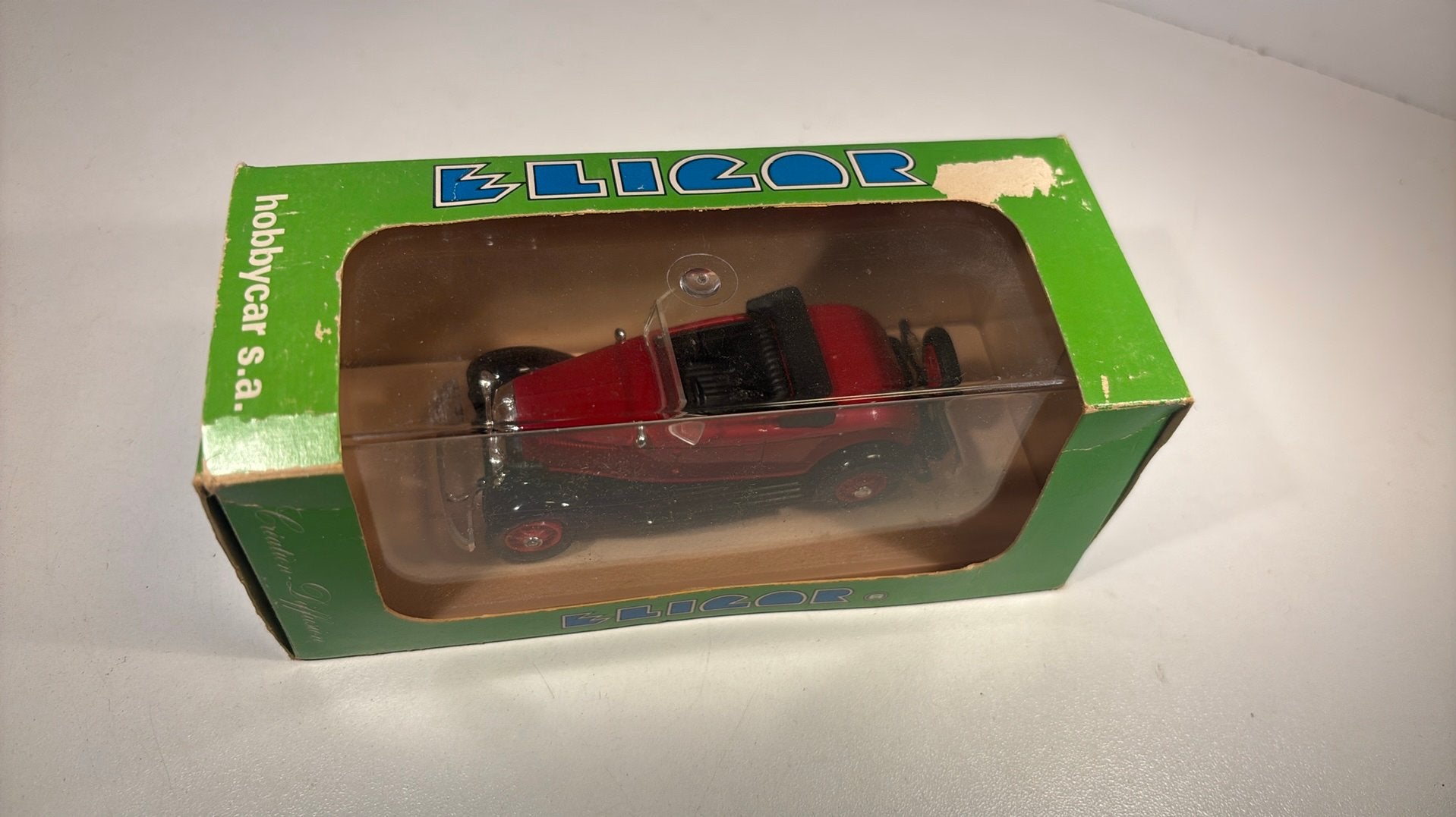 Ford v8 roadster 1932 eligor 1.43, Auto, Solido, Ophalen of Verzenden, A