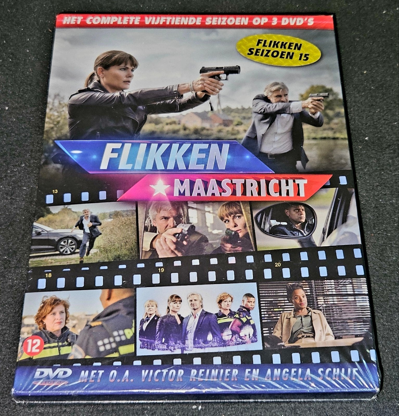 Flikken Maastricht- Seizoen 15 (3DVD) - Nieuw in verpakking, Cd's en Dvd's, Misdaad, Nieuw in verpakking, Vanaf 12 jaar, Ophalen of Verzenden
