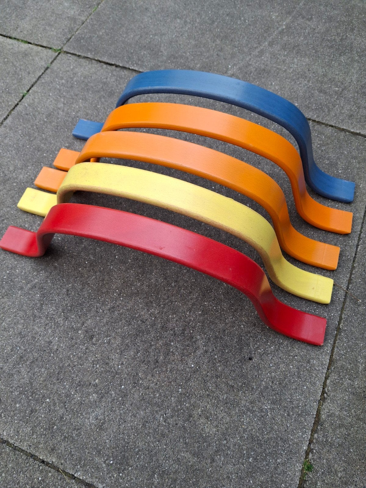 Houten beugels voor Stokke Tripp Trapp stoel., Kinderen en Baby's, Kinderstoelen, Ophalen, Gebruikt, Meegroeistoel, Stoelverkleiner