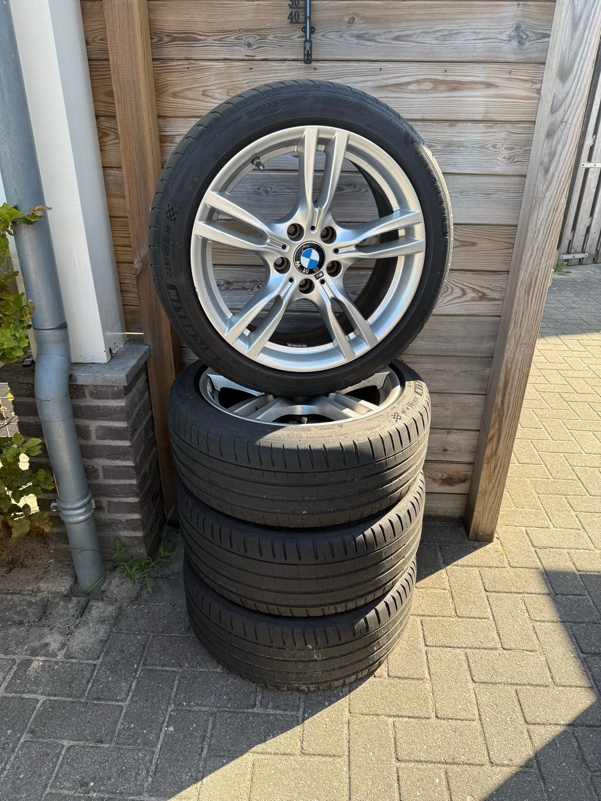 Originele BMW 18 inch met michelin pilotsport, Gebruikt, Banden en Velgen, Personenwagen, Ophalen