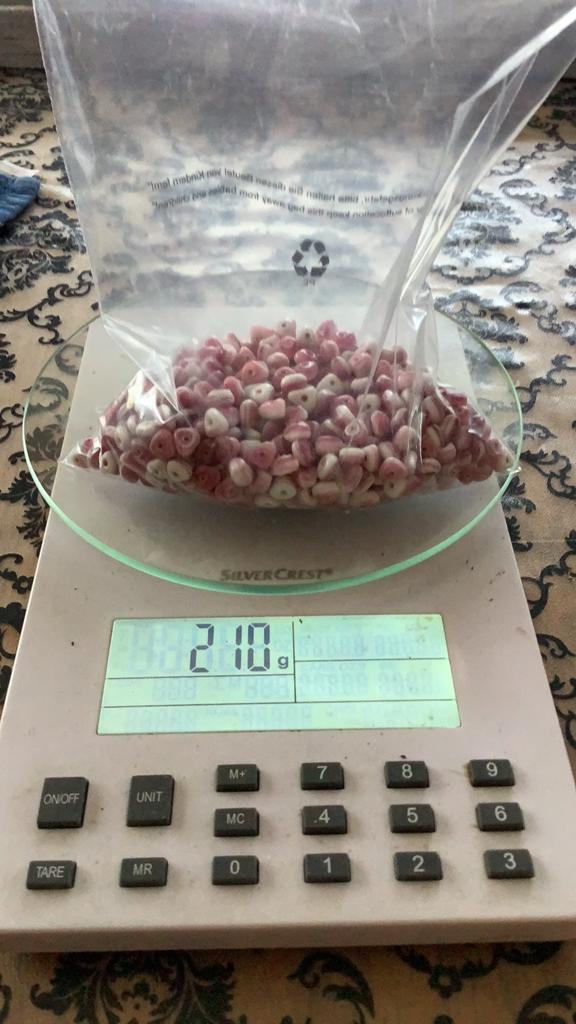 210 gr glaskralen voor 3.00, Ophalen of Verzenden