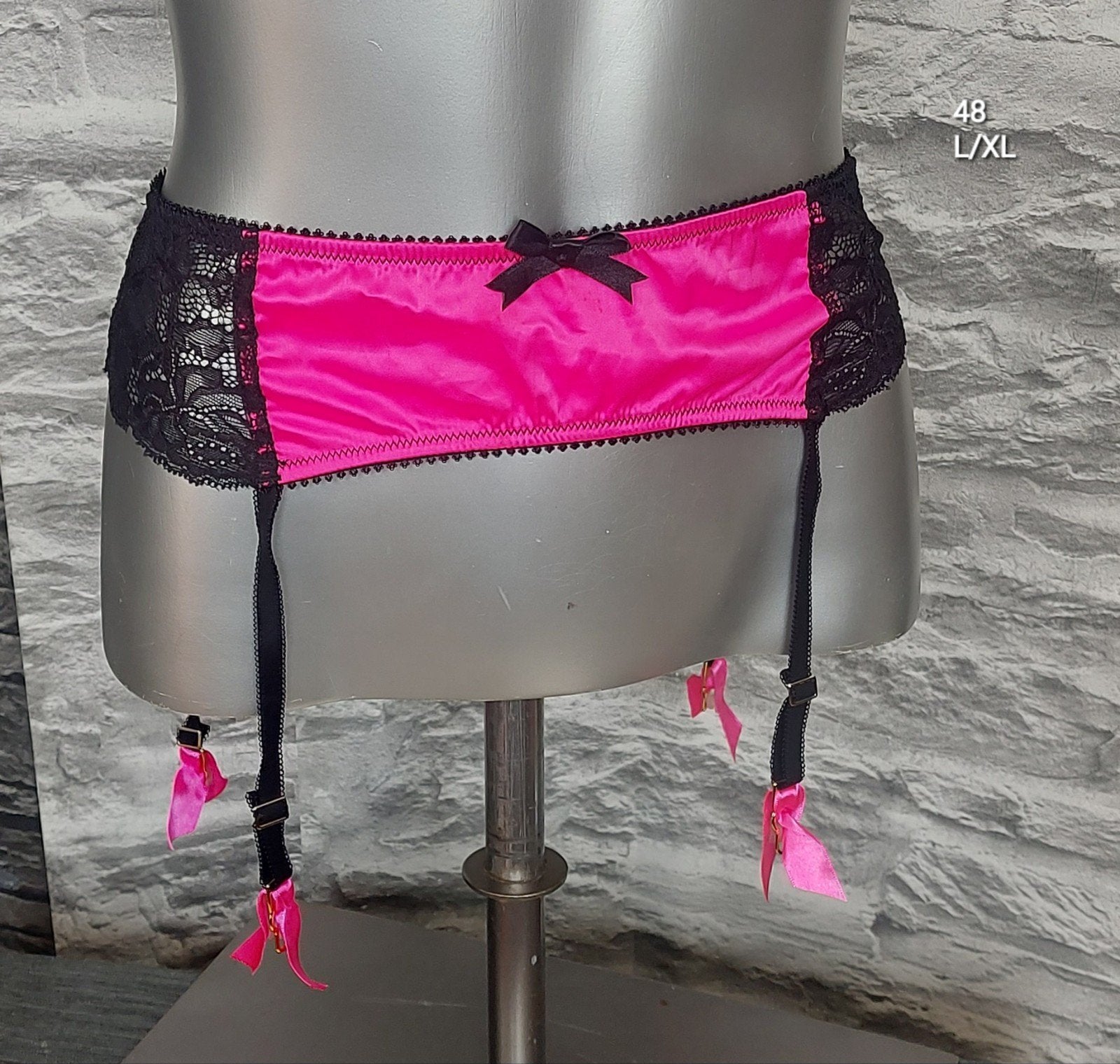 Sexy jarretelle gordel L/XL, Sapph, Ophalen of Verzenden, Zwart, Overige typen