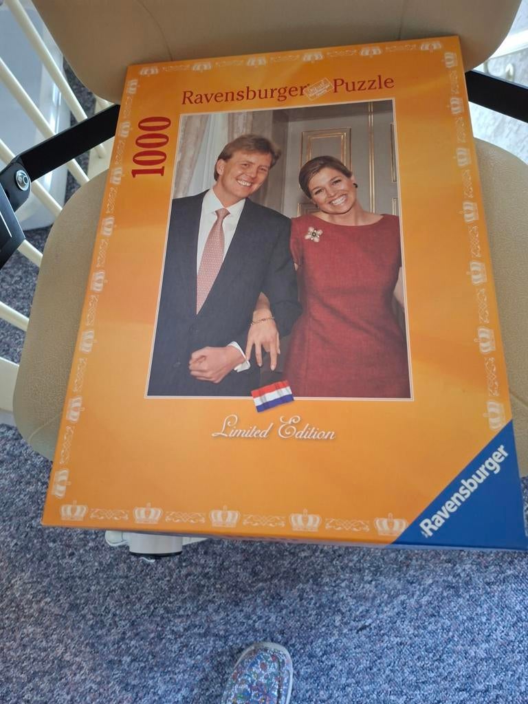 7Ravensburger/King legpuzzels 1000 stukjes Koningshuis, Ophalen of Verzenden, 500 t/m 1500 stukjes, Zo goed als nieuw, Legpuzzel