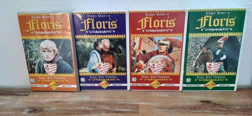 Rutger Hauer, Floris videobanden, Alle leeftijden, Ophalen of Verzenden, Gebruikt