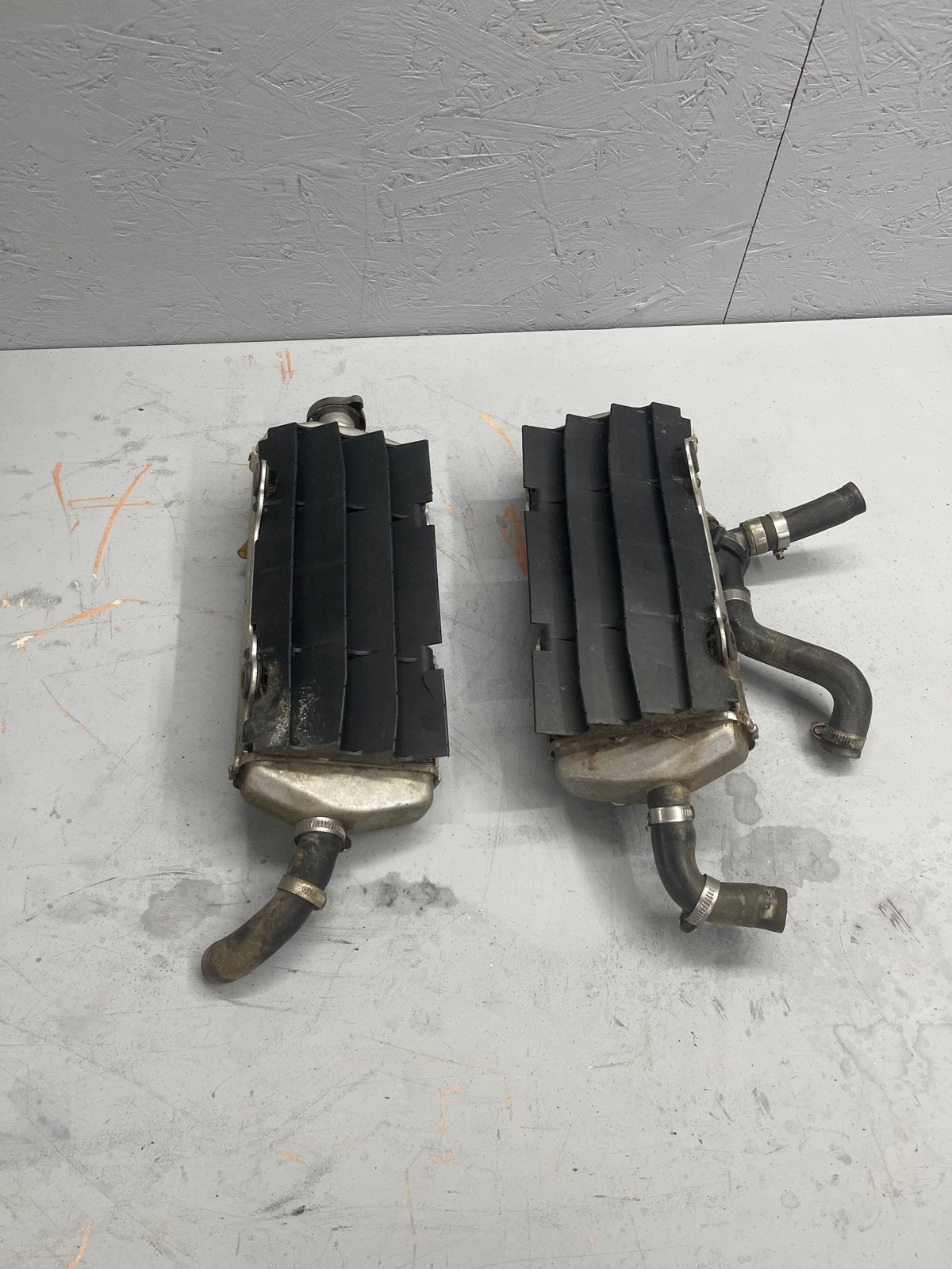 Radiateur set voor ktm exc 400/450/520/525, Ophalen, Gebruikt