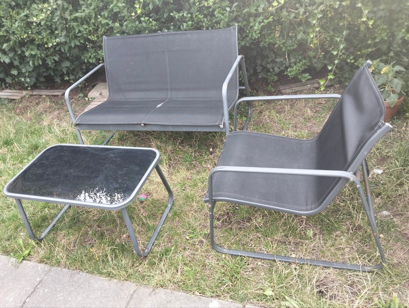tuinsetje, Ophalen, Overige materialen, Gebruikt, 3 zitplaatsen