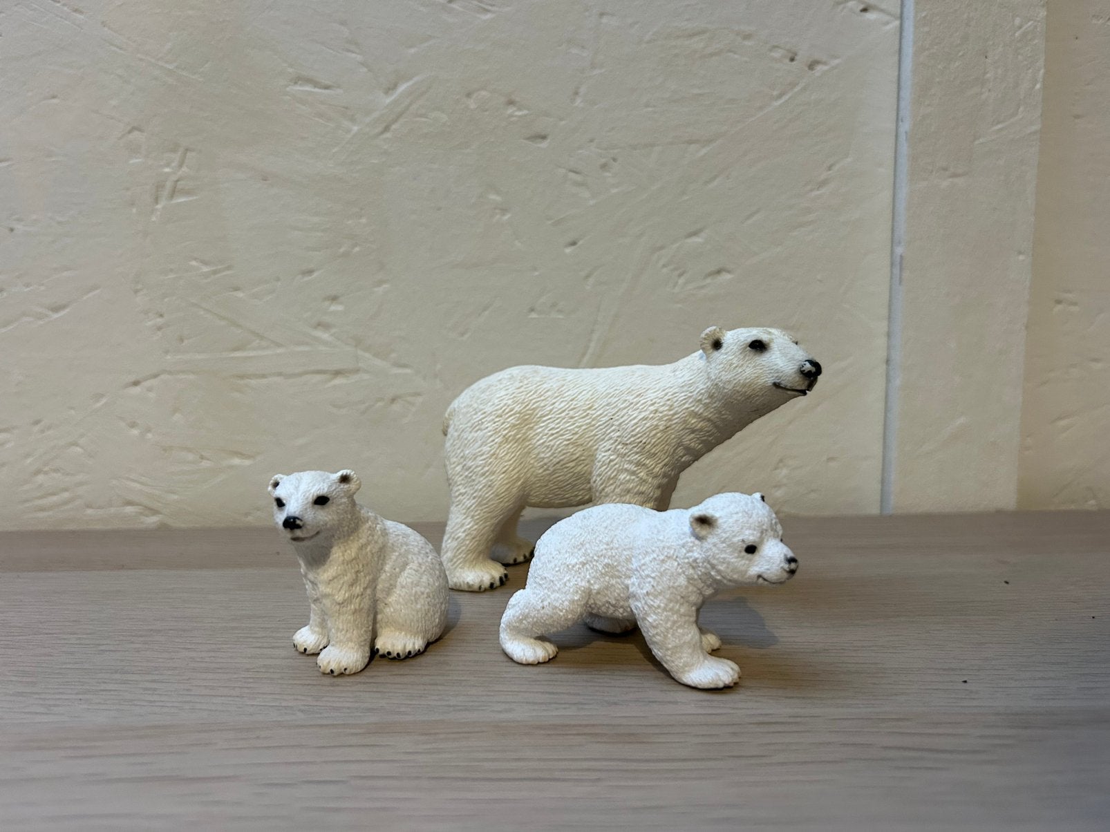 Schleich ijsberen set, Verzamelen, Ophalen of Verzenden, Zo goed als nieuw, Paard, Beeldje of Figuurtje