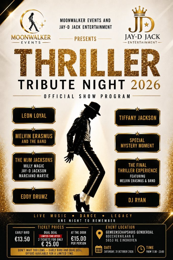 Michael Jackson Thriller Tribute Night, Ophalen, Nieuw