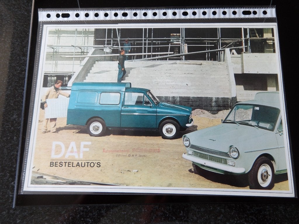 DAF Bestelauto's - Originele reclamefolder, Ophalen of Verzenden, Zo goed als nieuw, Overige merken, DAF