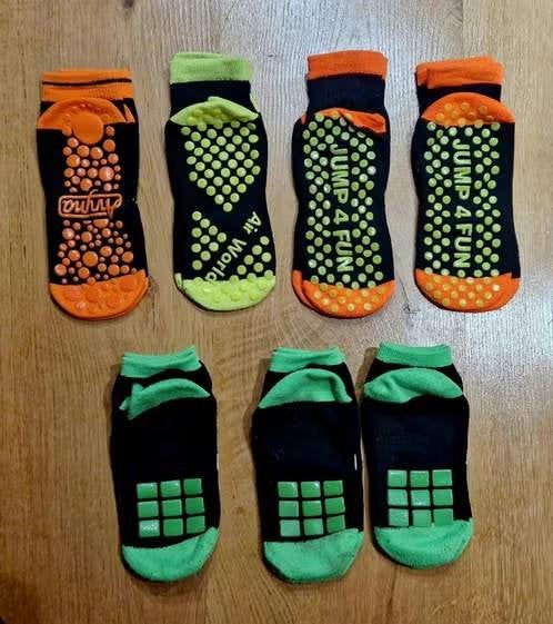 7 paar anti-slip trampolinesokken, maat 36-39, Jongen of Meisje, Nieuw, Ophalen of Verzenden, Sokken