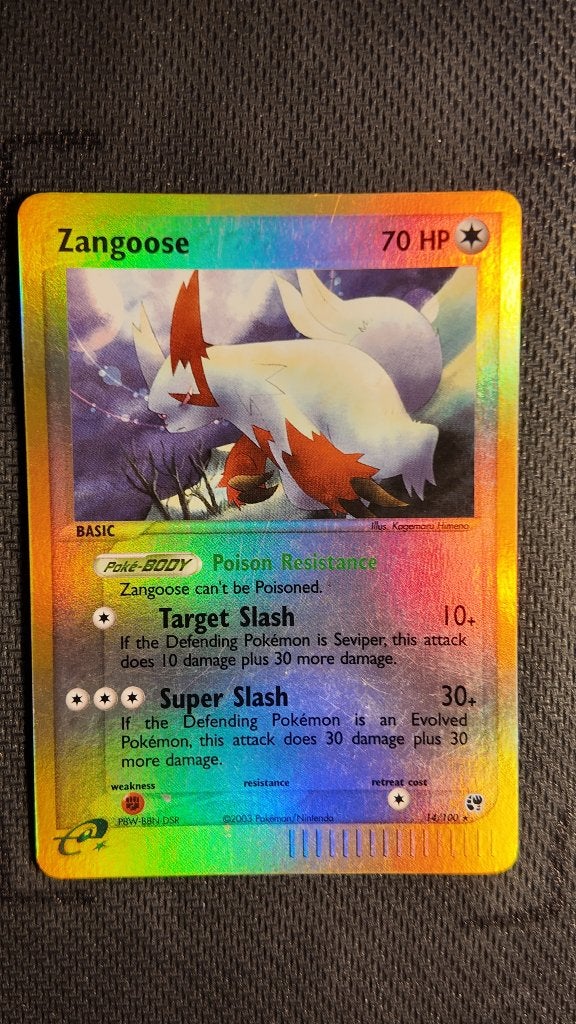 Zangoose 14 Sandstorm | Pokemon kaart, Hobby en Vrije tijd, Verzamelkaartspellen | Pokémon, Ophalen, Losse kaart, Foil